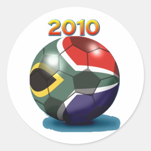 サッカーチームギア ラウンドシール (正面)