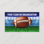 サッカーチームコーチスタジアムテーマ 名刺 (正面)