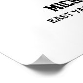 サッカーチームシニア卒業スポーツフォトコラージュ ポスター (角)