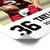 サッカーチームシニア2025スポーツフォトコラージュ ポスター (角)