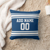 サッカーチームジャージー名前をカスタムする番号 クッション (ブランケット)