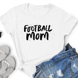 サッカーチームスタイリッシュママブラックパーソナライズされた型 Tシャツ