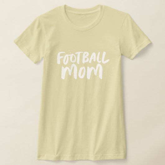 サッカーチームスタイリッシュママ白パーソナライズされた型 トライブレンドＴシャツ (レイダウン)