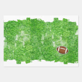 サッカーチームスポーツターフグラスコーチプレーヤー ラッピングペーパーシート (正面2)
