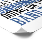 サッカーチームバンドフィールドのドラムラインとは ポスター (角)