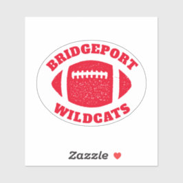 サッカーチームパーソナライズされたの赤いシール シール