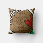 サッカーチームパーソナライズされたママチーム名年与 クッション (裏面)