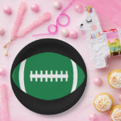 サッカーチームパーティー/バンケットグリーンサッカースポーツ ペーパープレート (パーティー)