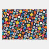 サッカーチームラッピング紙 ラッピングペーパーシート (正面3)