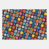 サッカーチームラッピング紙 ラッピングペーパーシート (正面2)