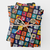 サッカーチームラッピング紙 ラッピングペーパーシート (インサイチュ)