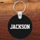 サッカーチーム名とプレイヤー番号のカスタム キーホルダー (裏面)