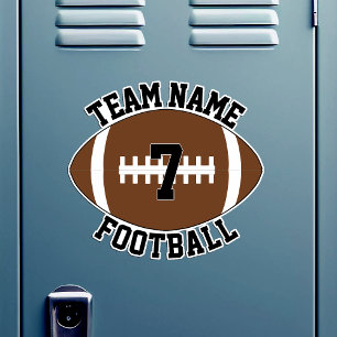 サッカーチーム名選手の番号スポーツカスタム選手 シール