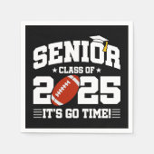 サッカーチーム2025年卒業シニアチーム2025 スタンダードカクテルナプキン (正面)