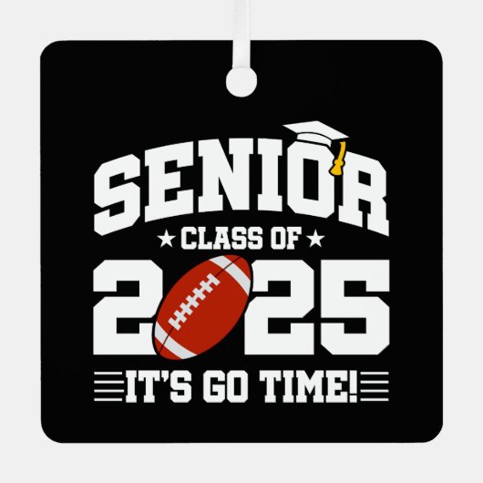 サッカーチーム2025年卒業シニアチーム2025 メタルオーナメント (正面)