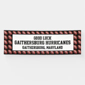 サッカーチーム、パーソナライズされた文字幸運 横断幕 (横)