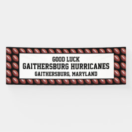 サッカーチーム、パーソナライズされた文字幸運 横断幕