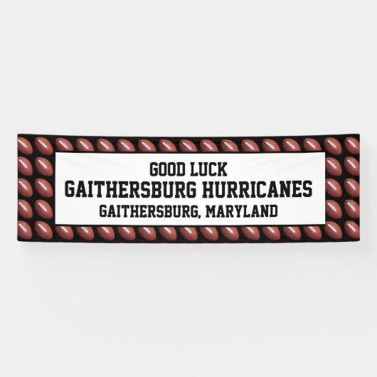 サッカーチーム、パーソナライズされた文字幸運 横断幕 (横)