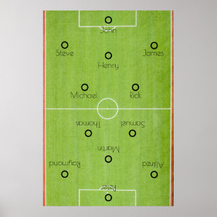 サッカーチーム ポスター