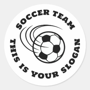 サッカーチーム ラウンドシール
