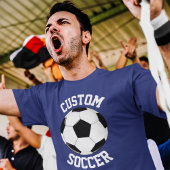 サッカーチーム、選手およびジャージー番号男子Tシャツ Tシャツ