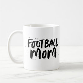 サッカーチームmomトレンディーブラックパーソナライズされた型 コーヒーマグカップ