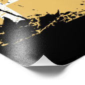 サッカーティー – ヴィンテージレトロサッカー選手 フォトプリント            (角)