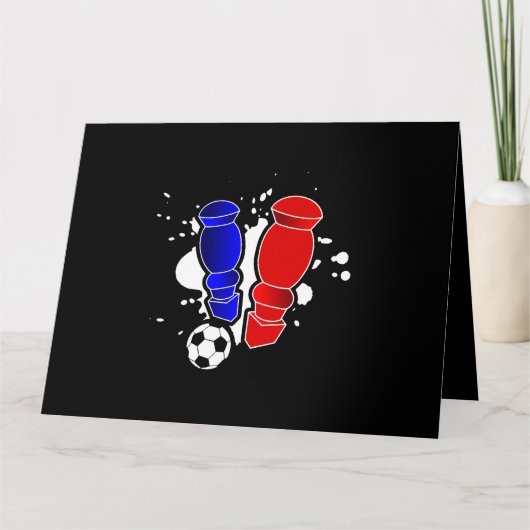 サッカーテーブルサッカー カード (正面)