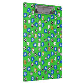 サッカーテーマとブルーシャツ クリップボード (右)