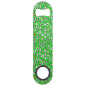 サッカーテーマと白シャツ スピード栓抜き (裏面)