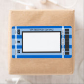 サッカーテーマのプリントあなたの住所 シール (インサイチュ)