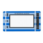 サッカーテーマのプリントあなたの住所 シール (正面)