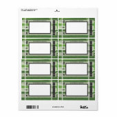 サッカーテーマのプリントあなたの住所 シール (フルシート)