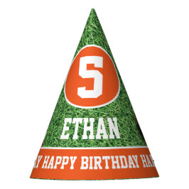 サッカーテーマバースデーパーティーハット パーティーハット