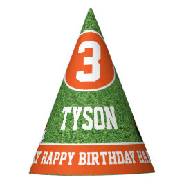 サッカーテーマバースデーパーティーハット パーティーハット