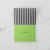 サッカーテーマパーティサンキューカード サンキューカード (内部)