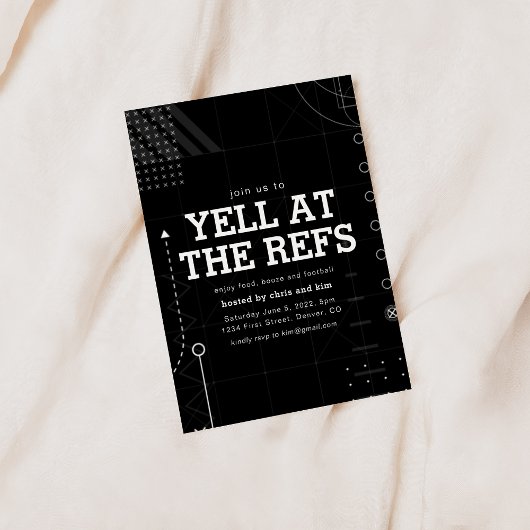 サッカーテーマパーティー招待状テンプレート 招待状