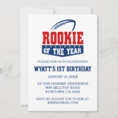 サッカーテーマルーキー・オブ・ザ・イヤー1 招待状 (正面)