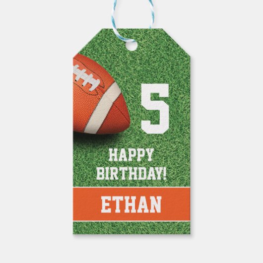 サッカーテーマ好意ありがとうラベル（10セット） ギフトタグ (正面)