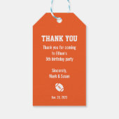 サッカーテーマ好意ありがとうラベル（10セット） ギフトタグ (裏面)