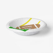 サッカーテーマ子供の誕生日パーティー紙ボウル ペーパーボウル (傾斜あり)