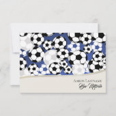 サッカーテーマ応答カード 出欠カード (裏面)