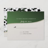 サッカーテーマ応答カード 出欠カード (正面/裏面)