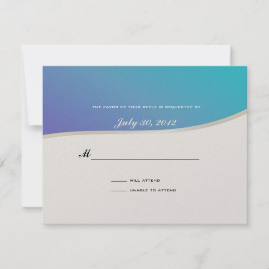 サッカーテーマ応答カード 出欠カード (正面)