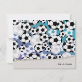 サッカーテーマ応答カード 出欠カード (裏面)