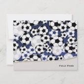 サッカーテーマ応答カード 出欠カード (裏面)