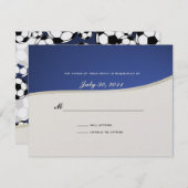 サッカーテーマ応答カード 出欠カード (正面/裏面)