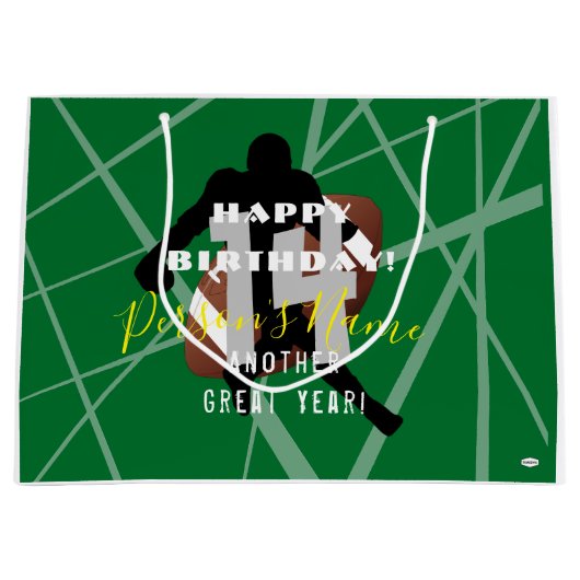 サッカーテーマ抱き枕HAMbyWG ラージペーパーバッグ (正面)