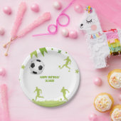 サッカーテーマ紙プレートサッカーパーティー用品 ペーパープレート (パーティー)
