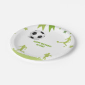 サッカーテーマ紙プレートサッカーパーティー用品 ペーパープレート (アングル)